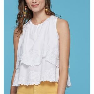 Roller Raabit Padmi Embroidery Loren Top NWT